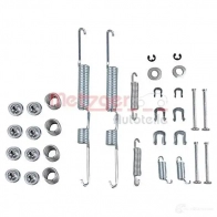 Ремкомплект колодок METZGER J 7A92 Toyota Hilux 105-0698