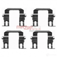 Ремкомплект колодок METZGER 109-1275 994256 Z 1275 6BJCG