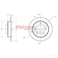Тормозной диск METZGER 4250032644833 6110685 1009713 AUZT PRX - Изображение 2