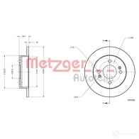 Тормозной диск METZGER 6110793 BBNF VK 1425078544 4062101002211 - Изображение 2