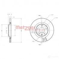 Тормозной диск METZGER 4250032644956 6110697 0 RP29Z Audi A4 (B7) 3 2004 – 2008