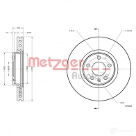 Тормозной диск METZGER PLFIUU 2 1009791 6110765 4250032701482 - Изображение 2