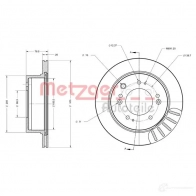 Тормозной диск METZGER 4250032643805 I ZYLC 6110582 1009630 - Изображение 2