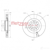 Тормозной диск METZGER QBA9 0 6110752 4250032697716 1009778 - Изображение 2