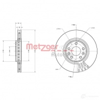 Тормозной диск METZGER 330 Z9CG 4250032427672 1009117 6110002 - Изображение 2