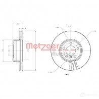 Тормозной диск METZGER 5Z TESZG 4250032643959 6110597 1009645