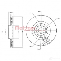 Тормозной диск METZGER V79P IE 6110715 1009741 4250032645137 - Изображение 2