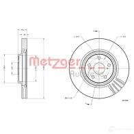 Тормозной диск METZGER 4062101002259 AI5W Q 1425078548 6110798 - Изображение 2
