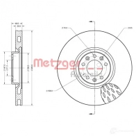 Тормозной диск METZGER 1009668 6110628 4250032644260 ZT30 FQ - Изображение 2