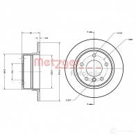 Тормозной диск METZGER 6110444 XGN3 N 1009523 4250032642426 - Изображение 2