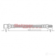 Тормозной шланг METZGER 4118405 1005553 4250032566937 Q BESD7