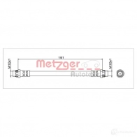 Тормозной шланг METZGER 4111797 9K99DT F 1437617648