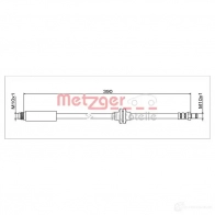 Тормозной шланг METZGER 1437617925 4111627 T551 2