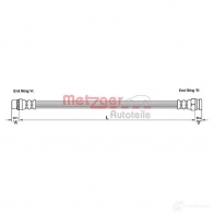 Тормозной шланг METZGER Citroen C4 Picasso 1 (UD, PF2) Минивэн 1.8 i 16V 125 л.с. 2007 – 2011 4110228 4250032561161 Y7 5FB1