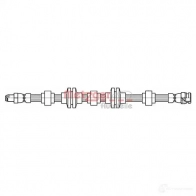 Тормозной шланг METZGER 91H04 8 4118438 4250032567002 1005560