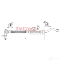 Тормозной шланг METZGER U3RN 5 4062101020666 4111061 Hyundai i20 (PB) 1 2008 – 2015