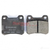 Тормозные колодки дисковые, комплект METZGER 995383 20 687 1170112 WVMIS1 - Изображение 3