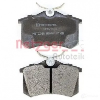 Тормозные колодки дисковые, комплект METZGER 23554 1170022 995293 2 0961 - Изображение 3