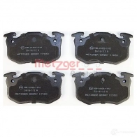 Тормозные колодки дисковые, комплект METZGER ZG4TQP 1170050 209 73 995321 - Изображение 2
