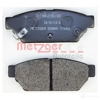 Тормозные колодки дисковые, комплект METZGER 2187 2 995763 21873 1170492 - Изображение 3