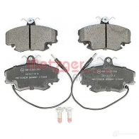Тормозные колодки дисковые, комплект METZGER 995280 2 1463 TXK5OV 1170009 - Изображение 2