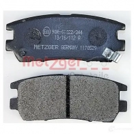 Тормозные колодки дисковые, комплект METZGER 1170529 21841 995800 2184 0 - Изображение 3