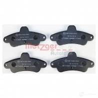 Тормозные колодки дисковые, комплект METZGER 21 586 1170430 5W4NU2 995701 - Изображение 2