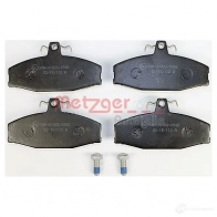 Тормозные колодки дисковые, комплект METZGER 21662 2086 1 1170286 995557 - Изображение 2