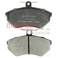Тормозные колодки дисковые, комплект METZGER 995333 2016 8 1170062 SVFCA1E - Изображение 3