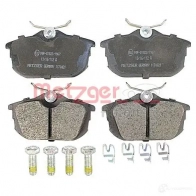 Тормозные колодки дисковые, комплект METZGER 382C4YH 995292 21 861 1170021 - Изображение 2