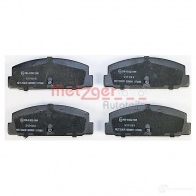 Тормозные колодки дисковые, комплект METZGER 20 031 C96BS0 1170088 995359 - Изображение 2