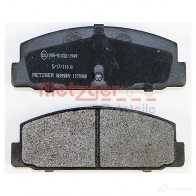 Тормозные колодки дисковые, комплект METZGER 20 031 C96BS0 1170088 995359 - Изображение 3