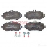 Тормозные колодки дисковые, комплект METZGER 995312 1170041 0650.81 06 50.02 - Изображение 2