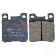 Тормозные колодки дисковые, комплект METZGER 213 05 995394 1170123 3T0T4P - Изображение 3