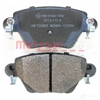 Тормозные колодки дисковые, комплект METZGER 995367 YXY3PR 1170096 23 557 - Изображение 3