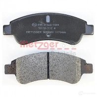 Тормозные колодки дисковые, комплект METZGER 701YJX 2 3599 995297 1170026 - Изображение 7