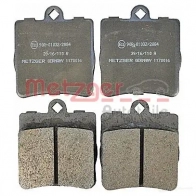 Тормозные колодки дисковые, комплект METZGER 1170016 219 19 BPHZ3Q 995287 - Изображение 2