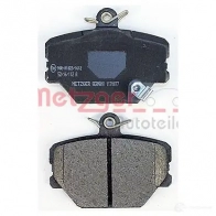 Тормозные колодки дисковые, комплект METZGER 21999 1170077 995348 21 998 - Изображение 3
