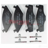 Тормозные колодки дисковые, комплект METZGER F9QTK6Y 20 887 995374 1170103 - Изображение 2