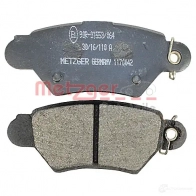 Тормозные колодки дисковые, комплект METZGER 1170042 995313 0685 .02 21991 - Изображение 3