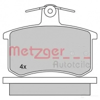 Тормозные колодки дисковые, комплект METZGER Audi 80 (B4, 8G7) 4 Кабриолет 1.9 Tdi 90 л.с. 1995 – 2000 1170030 21 144 BT8F43X