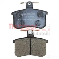 Тормозные колодки дисковые, комплект METZGER 995301 1170030 21 144 BT8F43X - Изображение 3