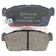 Тормозные колодки дисковые, комплект METZGER 995468 1170197 2350 7 H3PNGII - Изображение 3