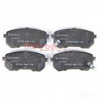 Тормозные колодки дисковые, комплект METZGER 995440 2 4276 1170169 W2HVSR6 - Изображение 2