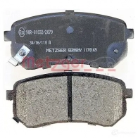 Тормозные колодки дисковые, комплект METZGER 995440 2 4276 1170169 W2HVSR6 - Изображение 3