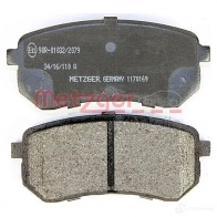 Тормозные колодки дисковые, комплект METZGER 995440 2 4276 1170169 W2HVSR6 - Изображение 4