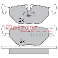 Тормозные колодки дисковые, комплект METZGER 1170371 995642 20996 2 0995