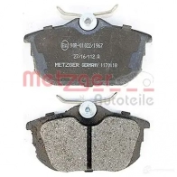 Тормозные колодки дисковые, комплект METZGER 995389 1170118 QTL3H 2186 1 - Изображение 3