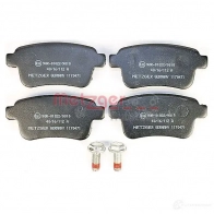 Тормозные колодки дисковые, комплект METZGER 995742 98S5Q 2469 2 1170471 - Изображение 2