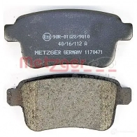 Тормозные колодки дисковые, комплект METZGER 995742 98S5Q 2469 2 1170471 - Изображение 3